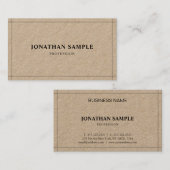Elegant minimalistisch professioneel modern design visitekaartje (Voorkant / Achterkant)