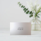 Elegant minimalistisch professioneel modern Nice-p Visitekaartje (Staand voorkant)