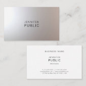 Elegant minimalistisch professioneel modern Nice-p Visitekaartje (Voorkant / Achterkant)