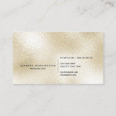 Elegant minimalistisch professioneel modern, vorst visitekaartje (Achterkant)