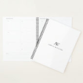 Elegant minimalistisch professioneel monogram planner (Display)