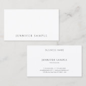 Elegant minimalistisch professioneel van de modern visitekaartje (Voorkant / Achterkant)