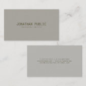 Elegant minimalistisch professionele moderne Sjabl Visitekaartje (Voorkant / Achterkant)