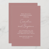 Elegant minimalistisch repetitief Roos voor het dr Kaart (Voorkant / Achterkant)