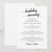 Elegant minimalistisch rondvaartuitnodiging kaart (Voorkant / Achterkant)