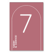 Elegant Minimalistisch Roos Goud Wit Moslim Bruilo Kaart (Achterkant)