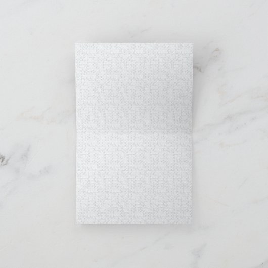 Elegant Minimalistisch Schoolpatroon Bedankkaart (Binnen)