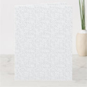 Elegant Minimalistisch Schoolpatroon Bedankkaart (Voorkant)
