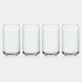 Elegant Minimalistisch Schoolpatroon Blikvorm Glas (Voorkant)