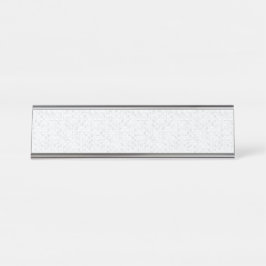 Elegant Minimalistisch Schoolpatroon Bureau Naambordje