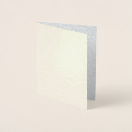 Elegant Minimalistisch Schoolpatroon Folie Kaarten