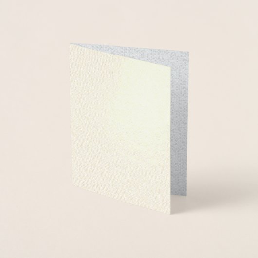 Elegant Minimalistisch Schoolpatroon Folie Kaarten (Voorkant)