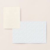 Elegant Minimalistisch Schoolpatroon Folie Kaarten (Display)