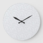 Elegant Minimalistisch Schoolpatroon Grote Klok (Voorkant)
