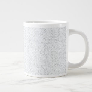 Elegant Minimalistisch Schoolpatroon Grote Koffiekop