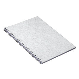 Elegant Minimalistisch Schoolpatroon Notitieboek