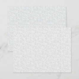 Elegant Minimalistisch Schoolpatroon Notitiekaartje