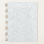 Elegant Minimalistisch Schoolpatroon Planner (Voorkant)