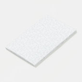 Elegant Minimalistisch Schoolpatroon Post-it® Notes (Schuin)
