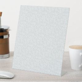 Elegant Minimalistisch Schoolpatroon Reclamebord Met Voetstuk