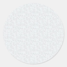 Elegant Minimalistisch Schoolpatroon Ronde Sticker