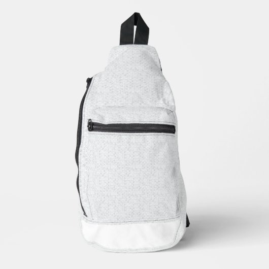 Elegant Minimalistisch Schoolpatroon Sling Bag (Voorkant)
