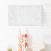Elegant Minimalistisch Schoolpatroon Spandoek (Insitu)