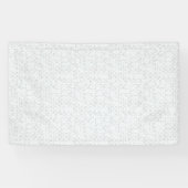 Elegant Minimalistisch Schoolpatroon Spandoek (Horizontaal)