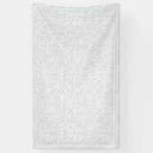 Elegant Minimalistisch Schoolpatroon Spandoek (Verticaal)