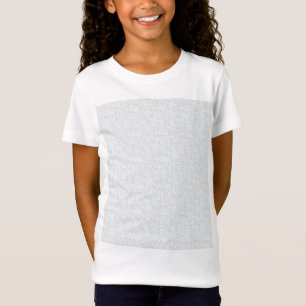 Elegant Minimalistisch Schoolpatroon T-shirt