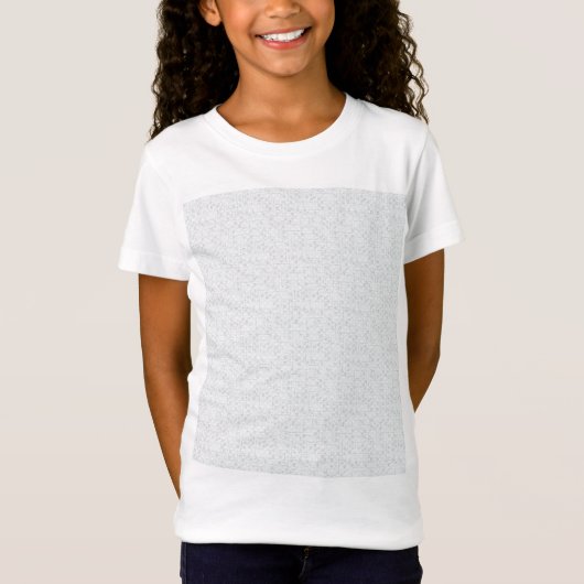 Elegant Minimalistisch Schoolpatroon T-shirt (Voorkant)