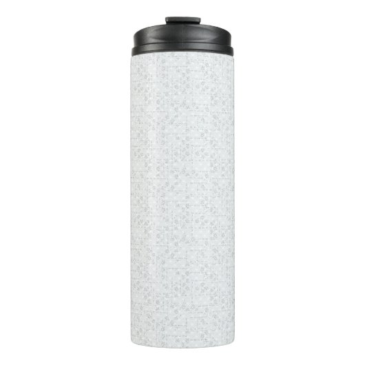 Elegant Minimalistisch Schoolpatroon Thermosbeker (Voorkant)