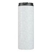 Elegant Minimalistisch Schoolpatroon Thermosbeker (Achterkant)