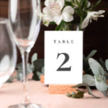 Elegant minimalistisch script bruiloft kaart<br><div class="desc">Elegant minimalistisch script bruiloft tabel nummer. Ontdek het hele collectie voor een gecoördineerd huwelijksthema. Dm voor advies of personalisatie</div>