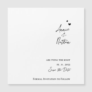 Elegant minimalistisch script dat de knoopbruiloft