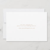 Elegant minimalistisch script Gold Save The Date (Achterkant)