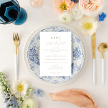 Elegant minimalistisch script Gold Wedding Menu<br><div class="desc">Volledig aanpasbaar,  dit eenvoudig stijlvolle trouwmenu kenmerkt elegante doopvonten. Een deel van een collectie.</div>