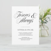 Elegant Minimalistisch Script Trouwboekje Voor Alt Kaart (Staand voorkant)