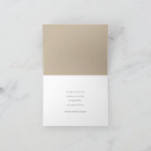 Elegant minimalistisch script Vrolijk kerstgroet H Feestdagen Kaart (Binnen)