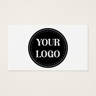 Elegant, Minimalistisch & Slank Zwart QR Code Logo Visitekaartje