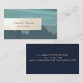 Elegant minimalistisch, Stripe, eenvoudig Visitekaartje (Voorkant / Achterkant)