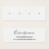 Elegant minimalistisch trendy oorspuitkaart mini visitekaartjes (Voorkant /achterkant)