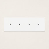 Elegant minimalistisch trendy oorspuitkaart mini visitekaartjes (Voorkant)