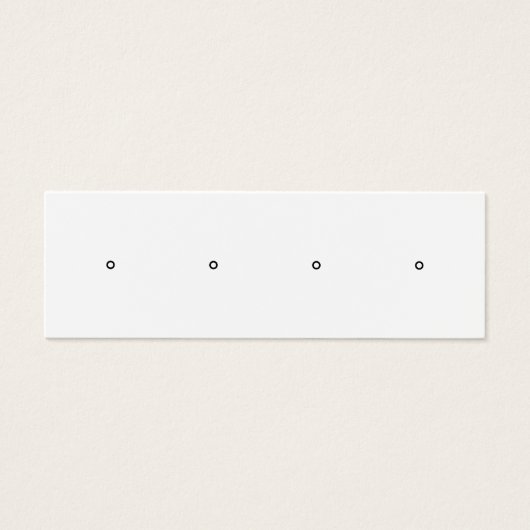 Elegant minimalistisch trendy oorspuitkaart mini visitekaartjes (Voorkant)