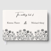 Elegant Minimalistisch Trouwgastenboek