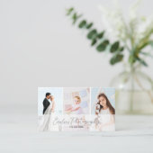 Elegant minimalistisch Visitekaartje fotograaf (Staand voorkant)