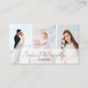 Elegant minimalistisch Visitekaartje fotograaf