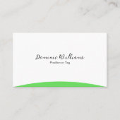 Elegant minimalistisch Visitekaartje ontwerp | DP7 (Voorkant)