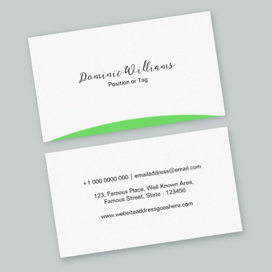 Elegant minimalistisch Visitekaartje ontwerp | DP7