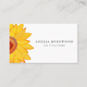 Elegant minimalistisch Visitekaartje voor zonneblo (Voorkant)